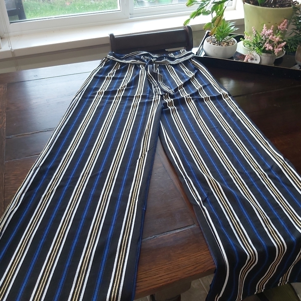 👖NEW MACCINE STRIPED PANTS/B2
